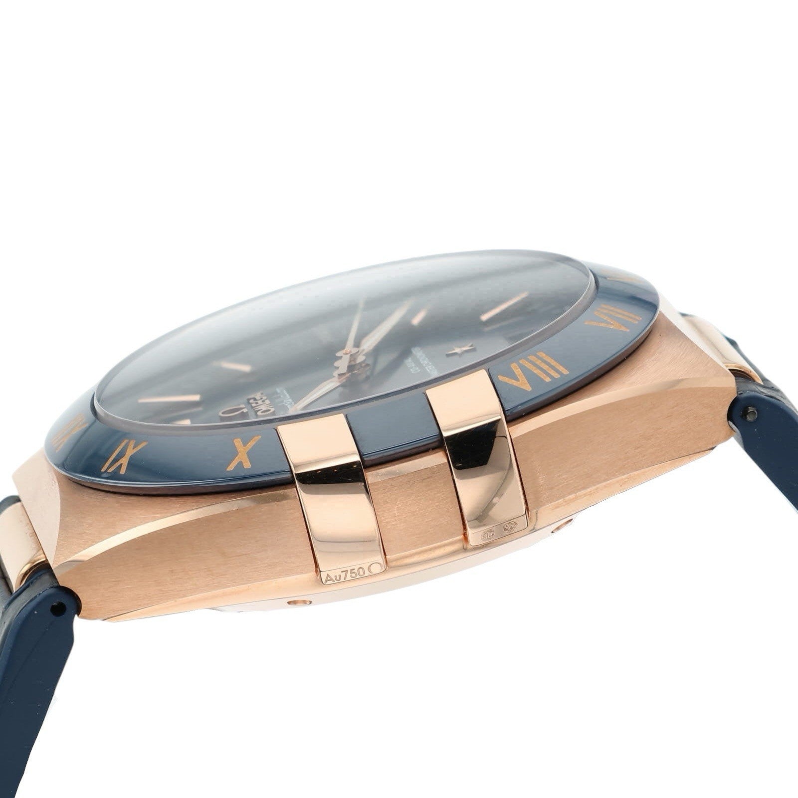 Omega Constellation 18k Rose Gold Blue Dial 41mm Automatic 131.63.41.21.03.001