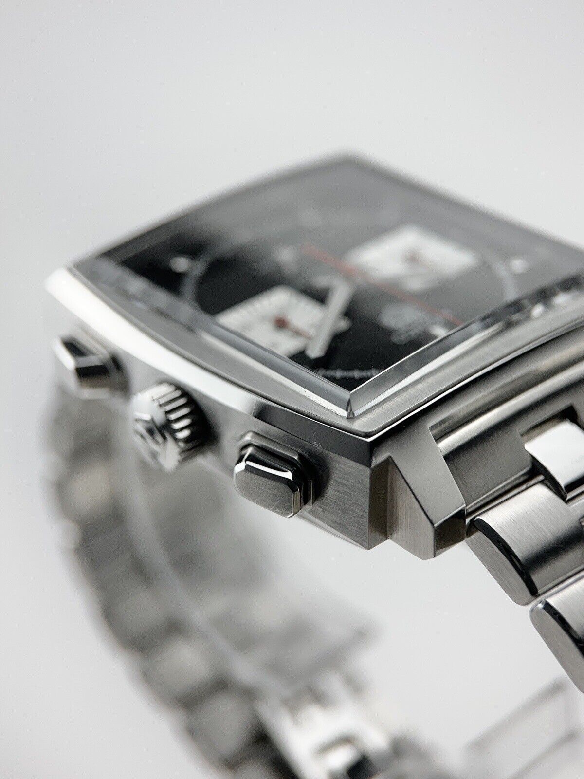 2022 TAG Heuer Monaco Black Automatic Men's Bracelet Watch - CBL2113 W/ B&P