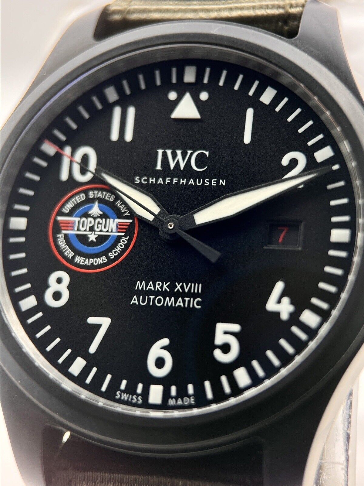 2022 IWC Mark XVIII Automatic 41mm Ceramic RIW324711  -  Box And Papers