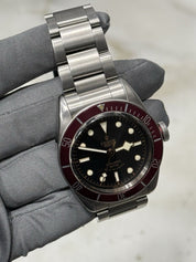 2019 Tudor Black Bay Smiley Stainless Steel Red 41mm Automatic Watch 79220R