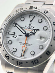 2018 Rolex Explorer II 216570 White Dial 42mm Automatic Men's Watch - Box/Papers