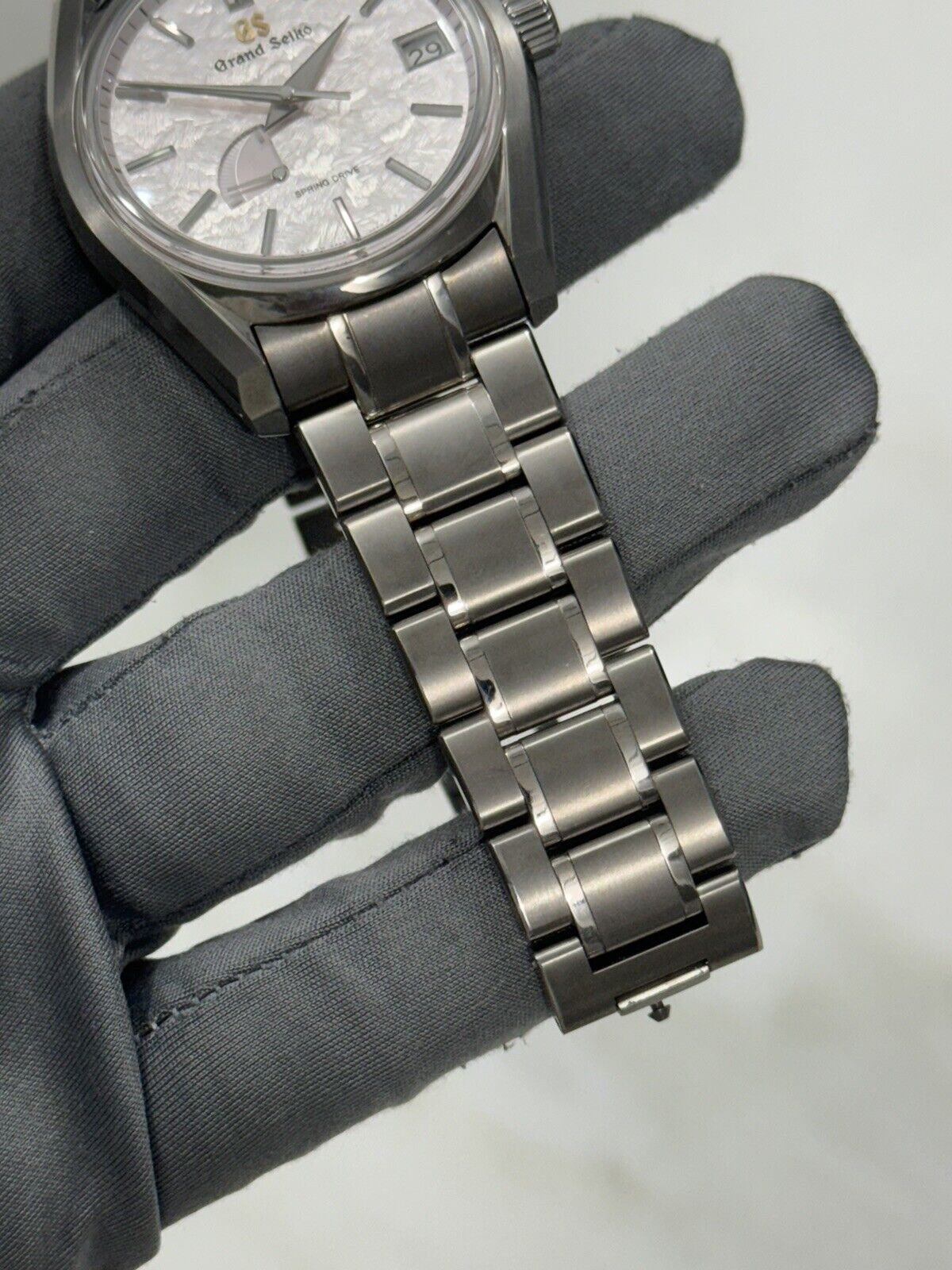 2021 Grand Seiko SBGA413 Spring Pink Dial Men's 40mm Automatic Watch - B/P