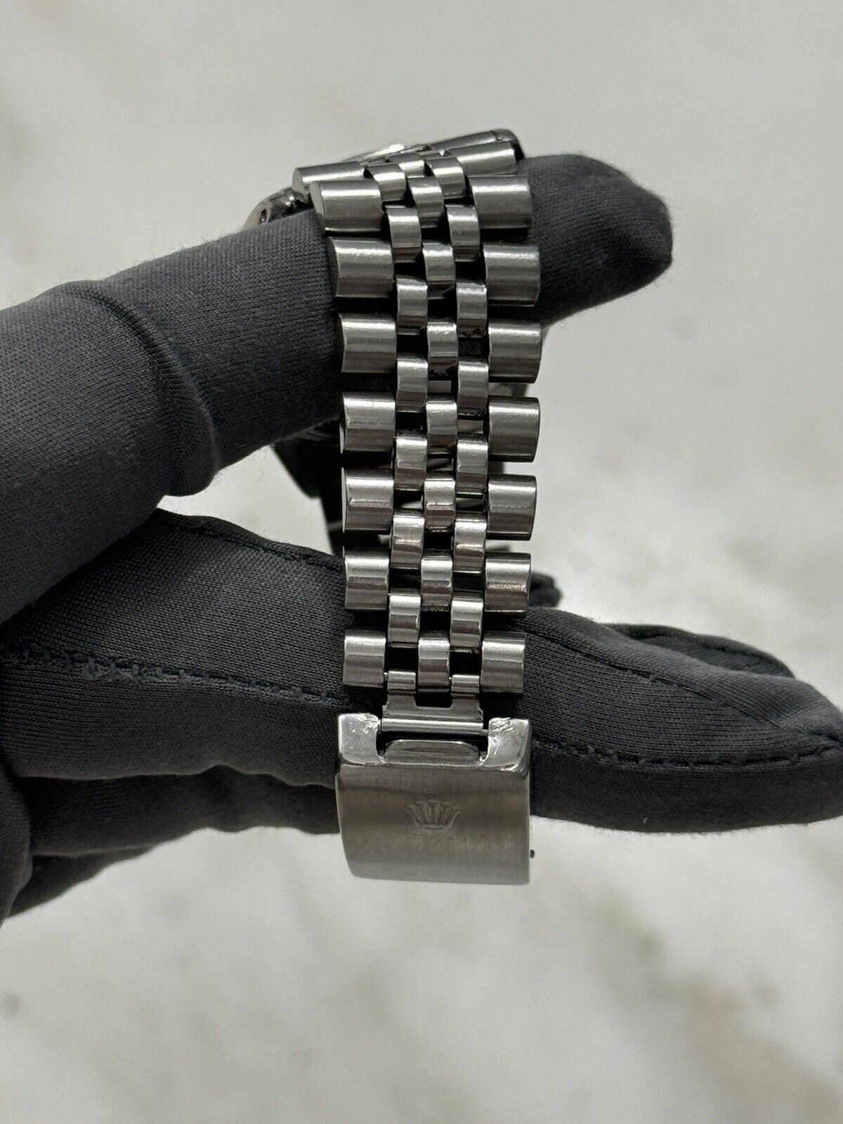 1987 Rolex Datejust Silver Dial Automatic Jubilee 36mm Steel Watch 16030