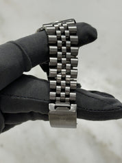 1987 Rolex Datejust Silver Dial Automatic Jubilee 36mm Steel Watch 16030