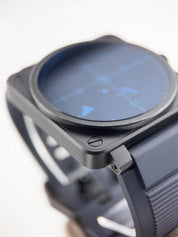 Bell & Ross Radar Stainless Steel Blue Dial 46mm Automatic Men's Watch BR01-92