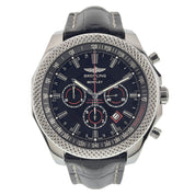 Breitling Bentley Barnato Steel Black Dial 49mm Automatic Mens Watch A25368