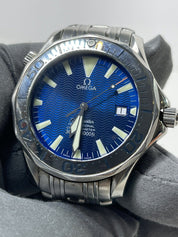 OMEGA 300M Seamaster Professional Mens Automatic Watch Electric Blue Dial