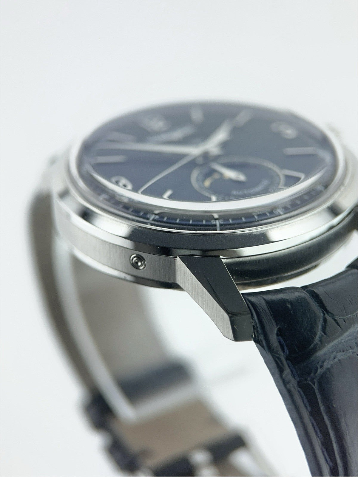 Vulcan Moonphase 50s Presidents Steel Blue Dial 42mm Automatic Mens Watch 580158