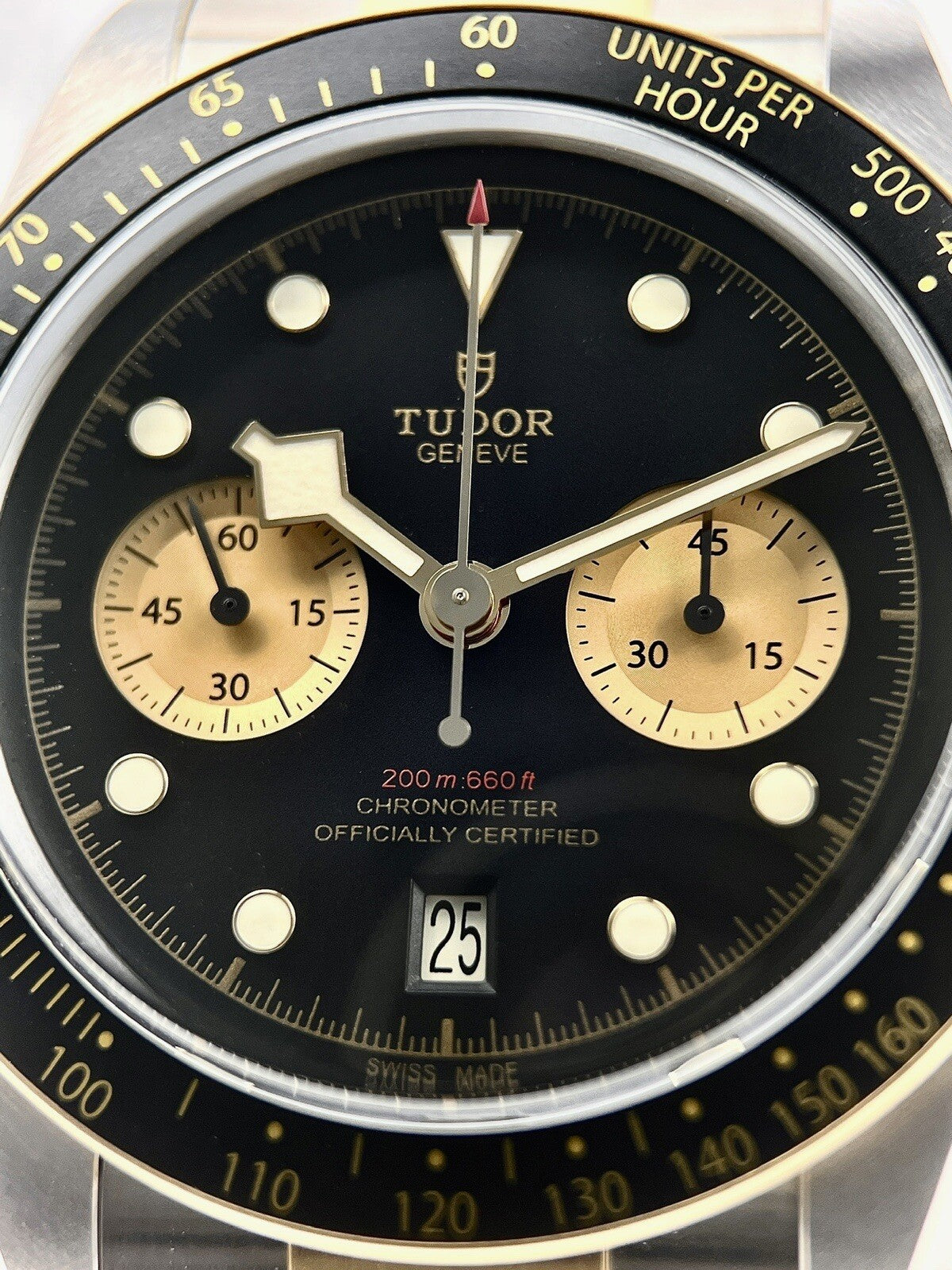 2021 Tudor Black Bay Chronograph S&G 41MM Two Tone Watch 79363N - Box/Papers