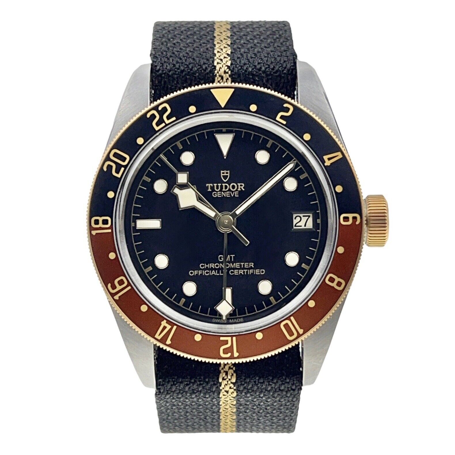 2022  Black Bay GMT Stainless Steel Black 41mm Automatic Mens Watch 79833MN