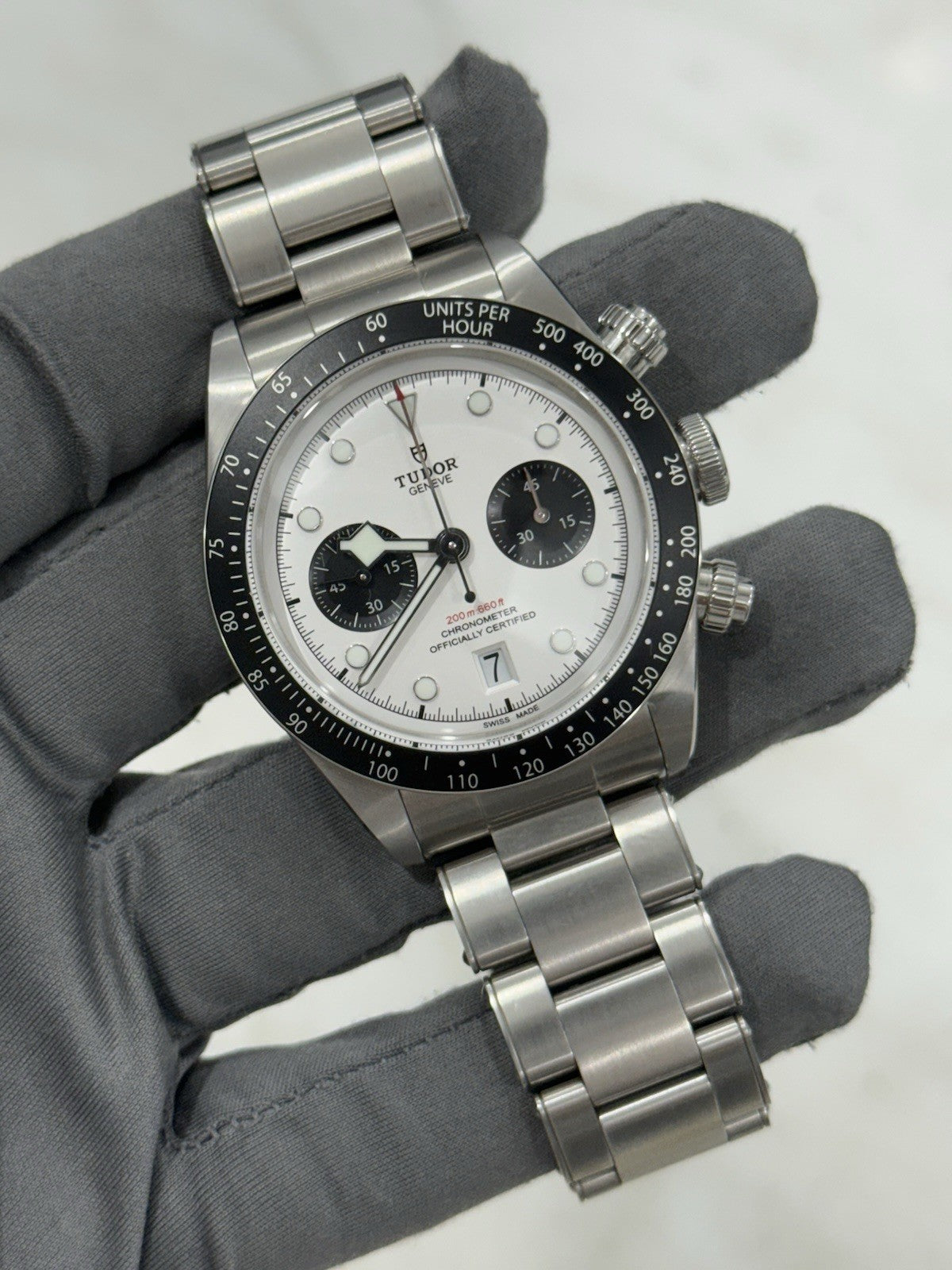 2022 Tudor Black Bay Chrono Steel Panda 41mm Automatic Mens Watch 79360N