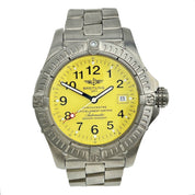 Breitling Avenger Seawolf Automatic Yellow Dial Full Titanium Watch E17370
