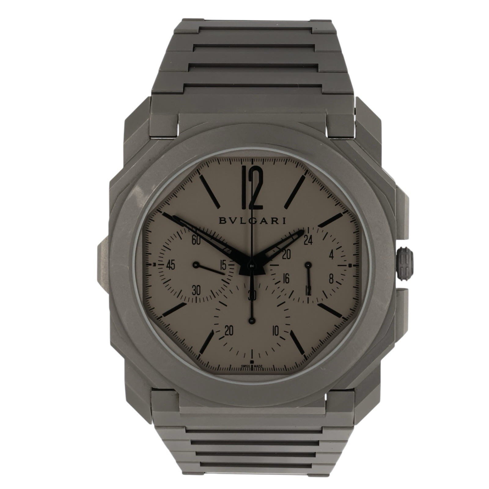 Bulgari Octo Finissimo Titanium Grey Dial 42mm Automatic Mens BGO 42 TXT CHGMT