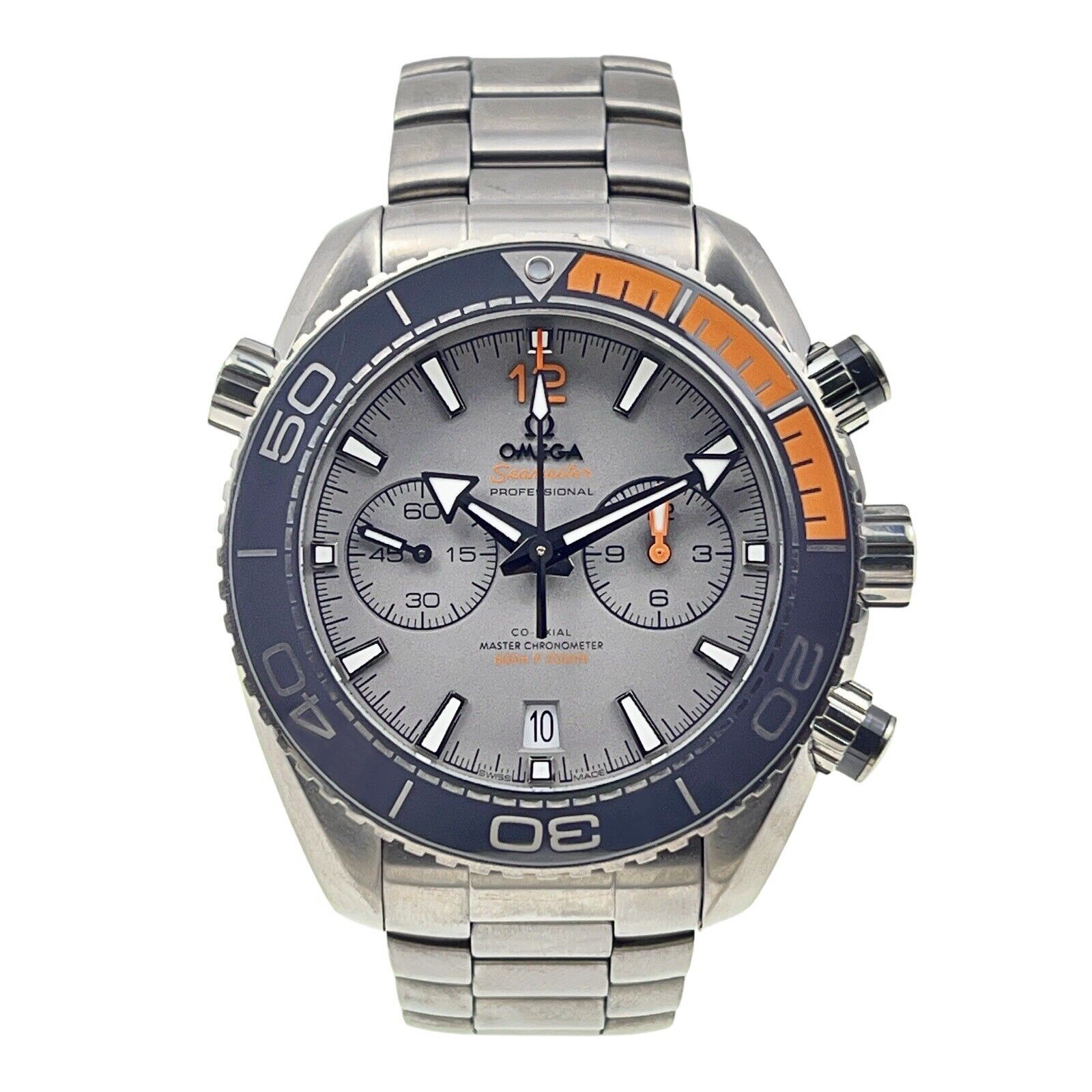 Omega Planet Ocean Chronograph Titanium Gray Automatic Mens