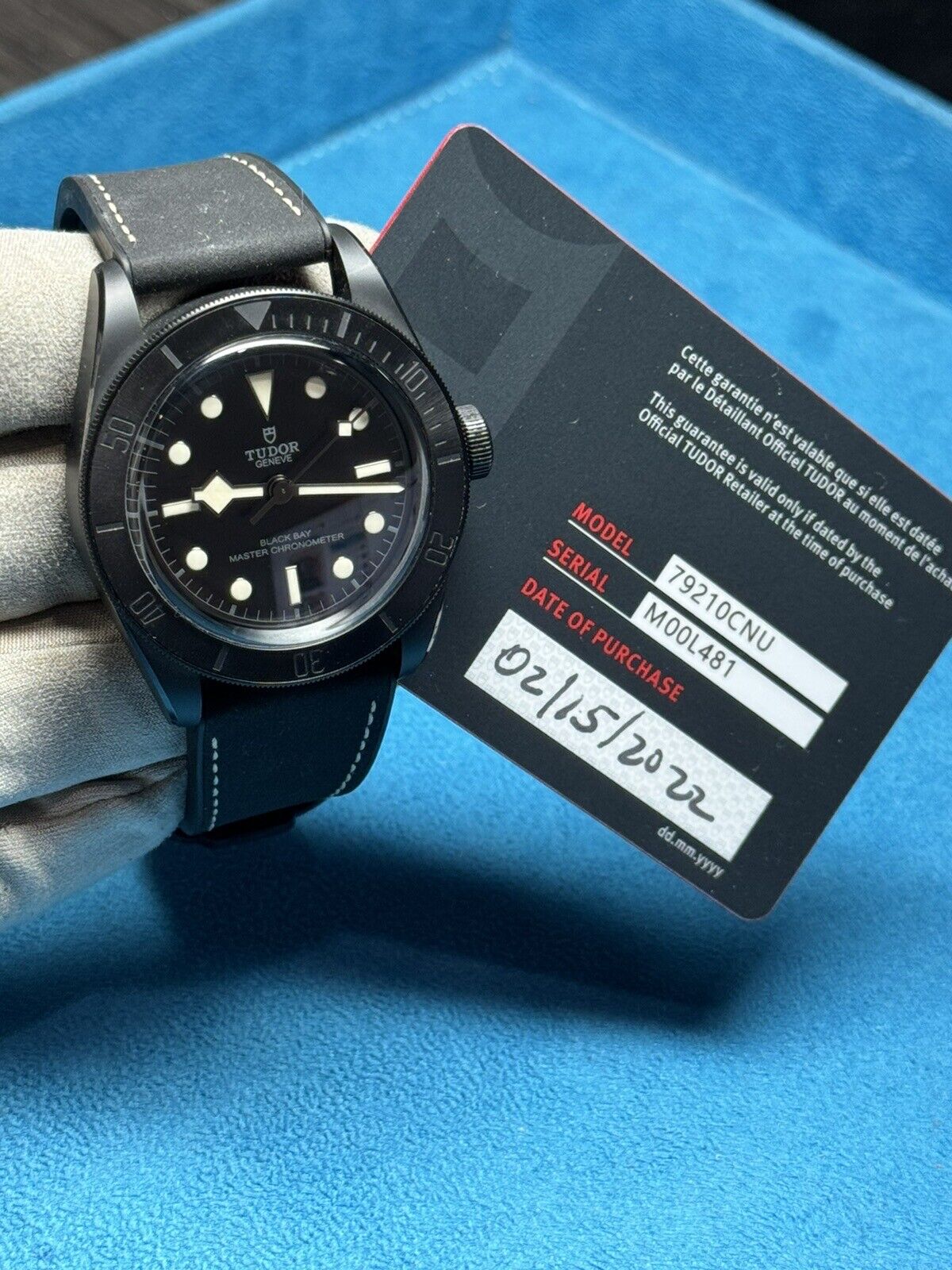 2022 Tudor Black Bay Ceramic Automatic Men's Watch 79210CNU - Box/Papers