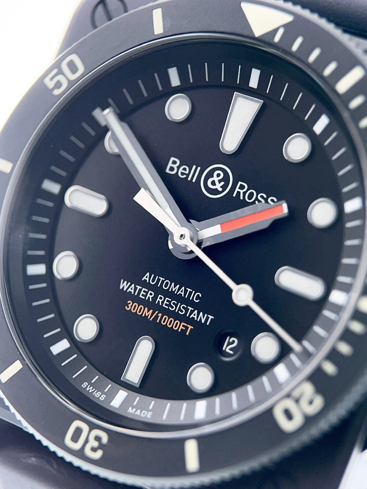 Bell & Ross Ceramic Black Dial 42mm Automatic Movement Men’s Watch BR03-92-D-C