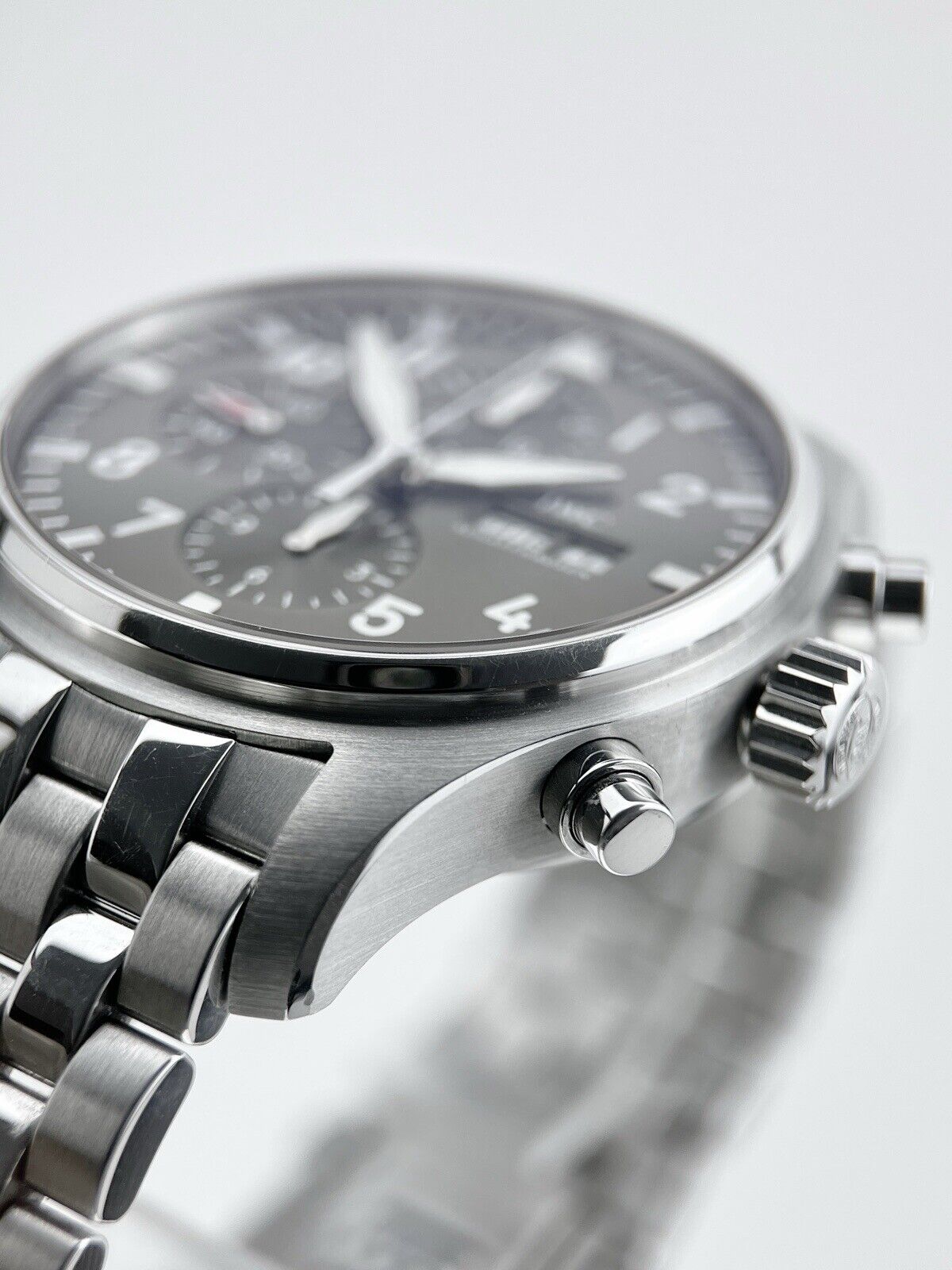 2021 IWC Pilots Chronograph Spitfire Automatic 43mm IW377719 - Box And Papers