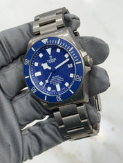 2021 Tudor Pelagos BLUE Titanium 42mm 25600TB Automatic Dive Date Watch