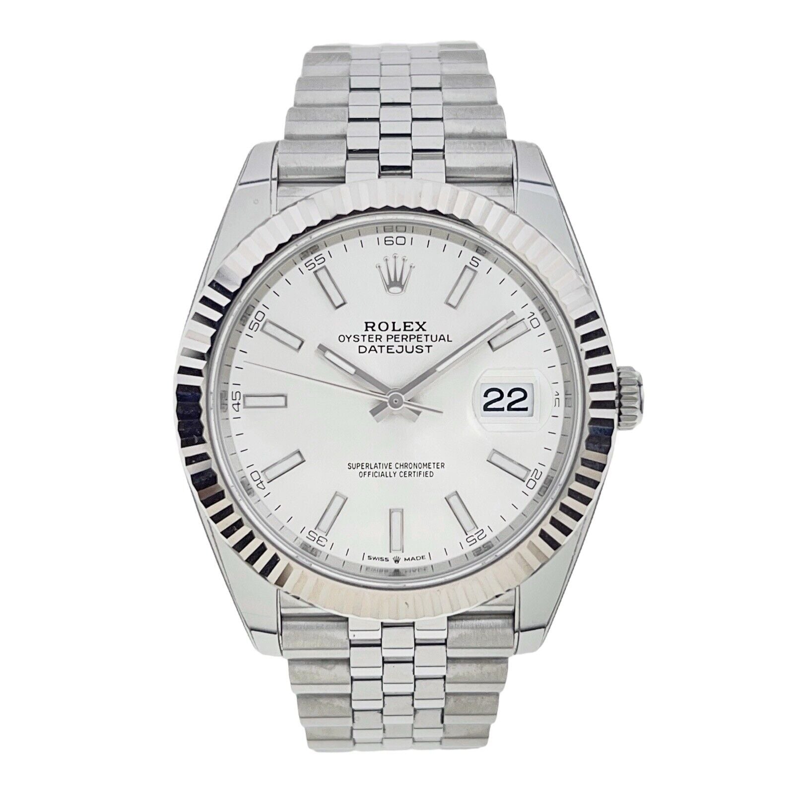 2022 Rolex Datejust 41 Steel 41mm Automatic Men’s Watch 126334 - Box/Papers