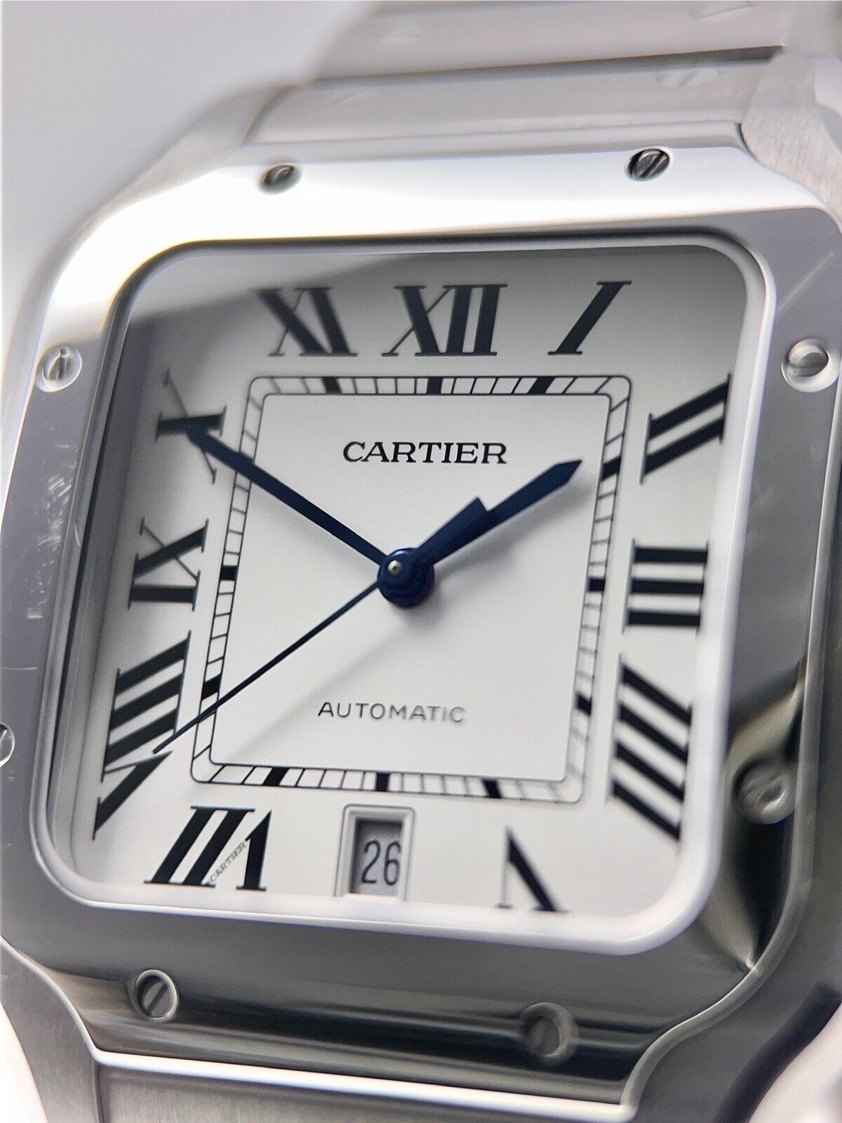 2020 Cartier Santos Large Stainless Steel Automatic Men’s Watch WSSA0018