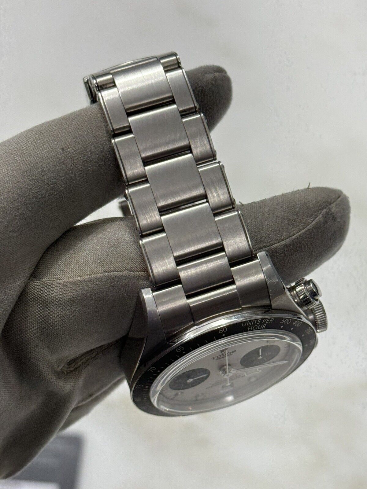 2021 TUDOR Black Bay Chronograph Stainless Steel Panda Men's Watch 79360N