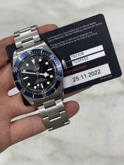 2022 TUDOR Black Bay Blue Stainless Steel Men's Watch 79230B - Box & Papers