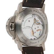 Panerai Luminor 8 Day Left Hand Black Dial Titanium Manual Winding 47mm PAM00368