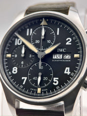 2019 IWC Pilot Spitfire Chronograph IW387901 Men's Watch Stainless Steel  - B/P