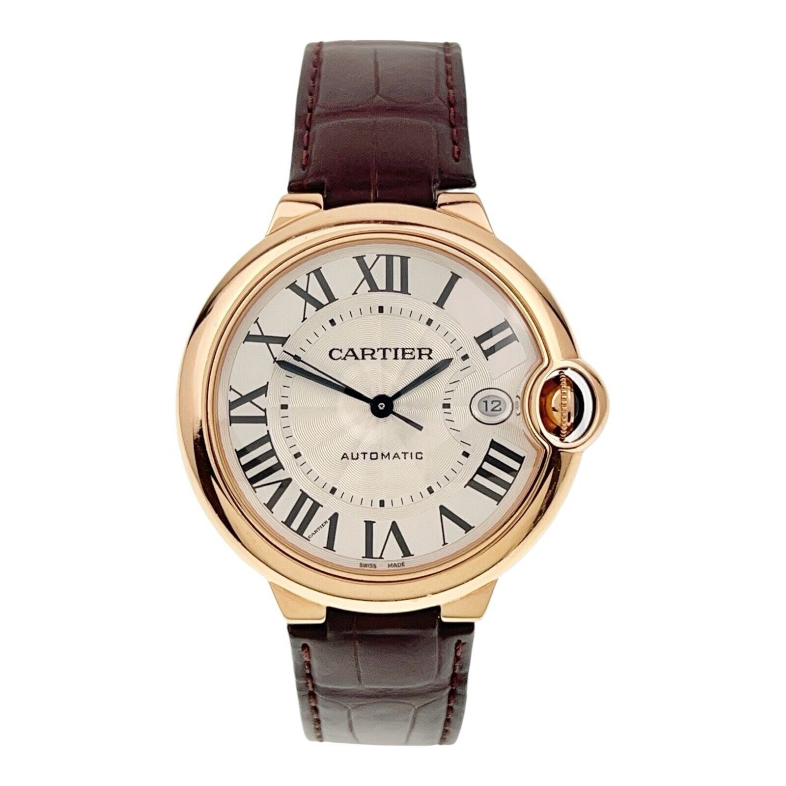 2021 Cartier Ballon Bleu 18k Rose Gold Dial 40mm Automatic Men's Watch WGBB0035