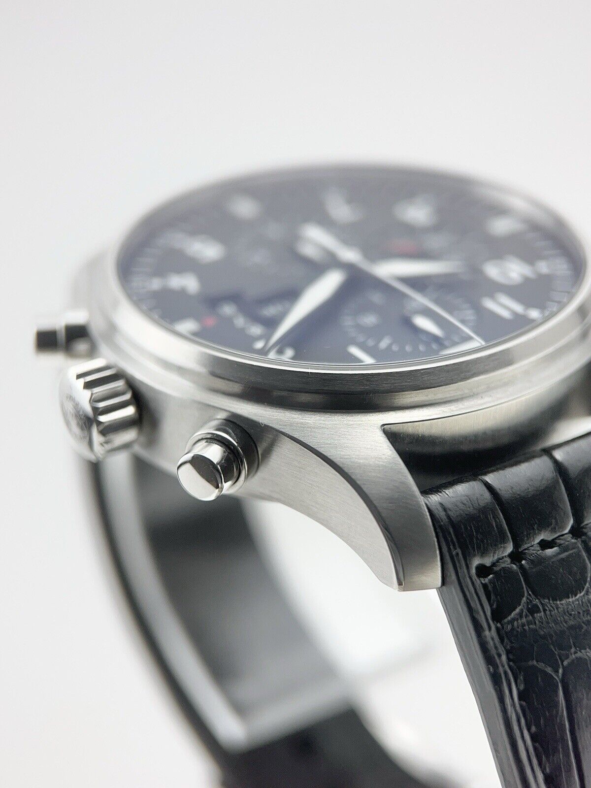 2016 IWC Pilot Chronograph Stainless Steel 43mm Automatic Men’s Watch IW377701