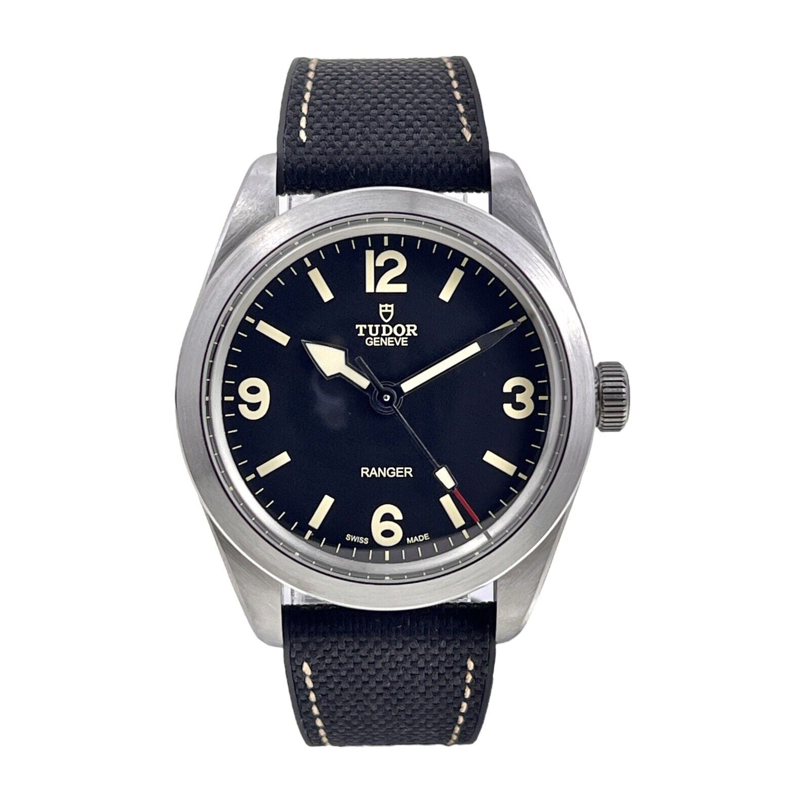 2022+ NEW Tudor Ranger Black Dial Rubber Strap Men's Watch M79950-0002