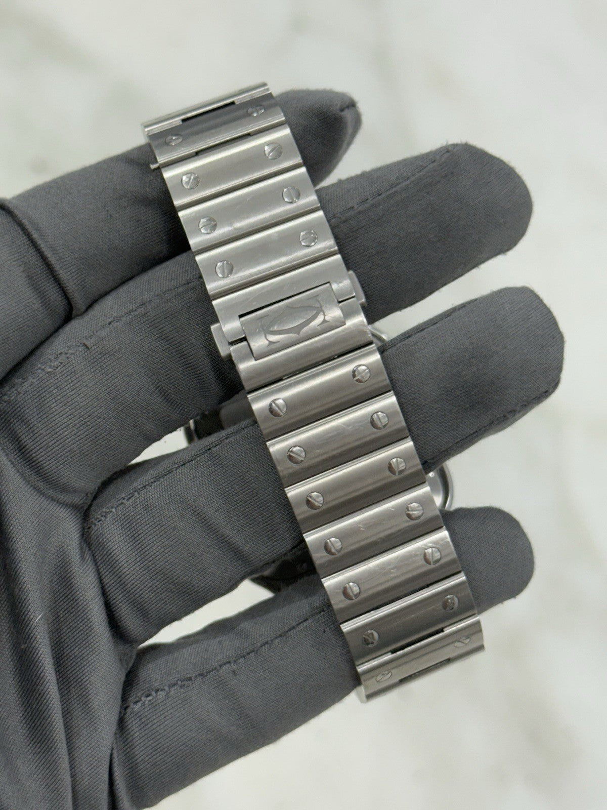 2023 Cartier Santos Large Steel Silver Dial 39mm Automatic Men's Watch WSSA0018