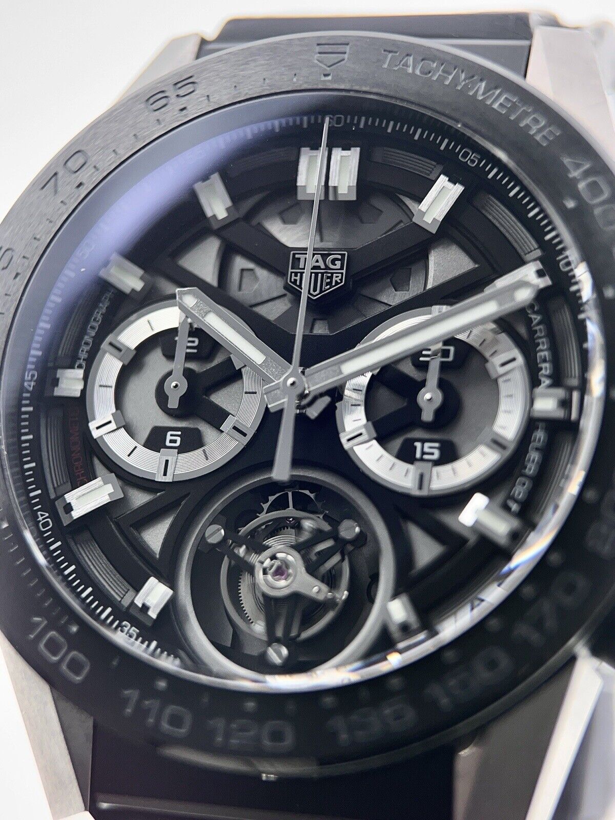 2019 Tag Heuer Carter’s Tourbillion Steel 45 Automatic Men’s Watch CAR5A8Y - B/P