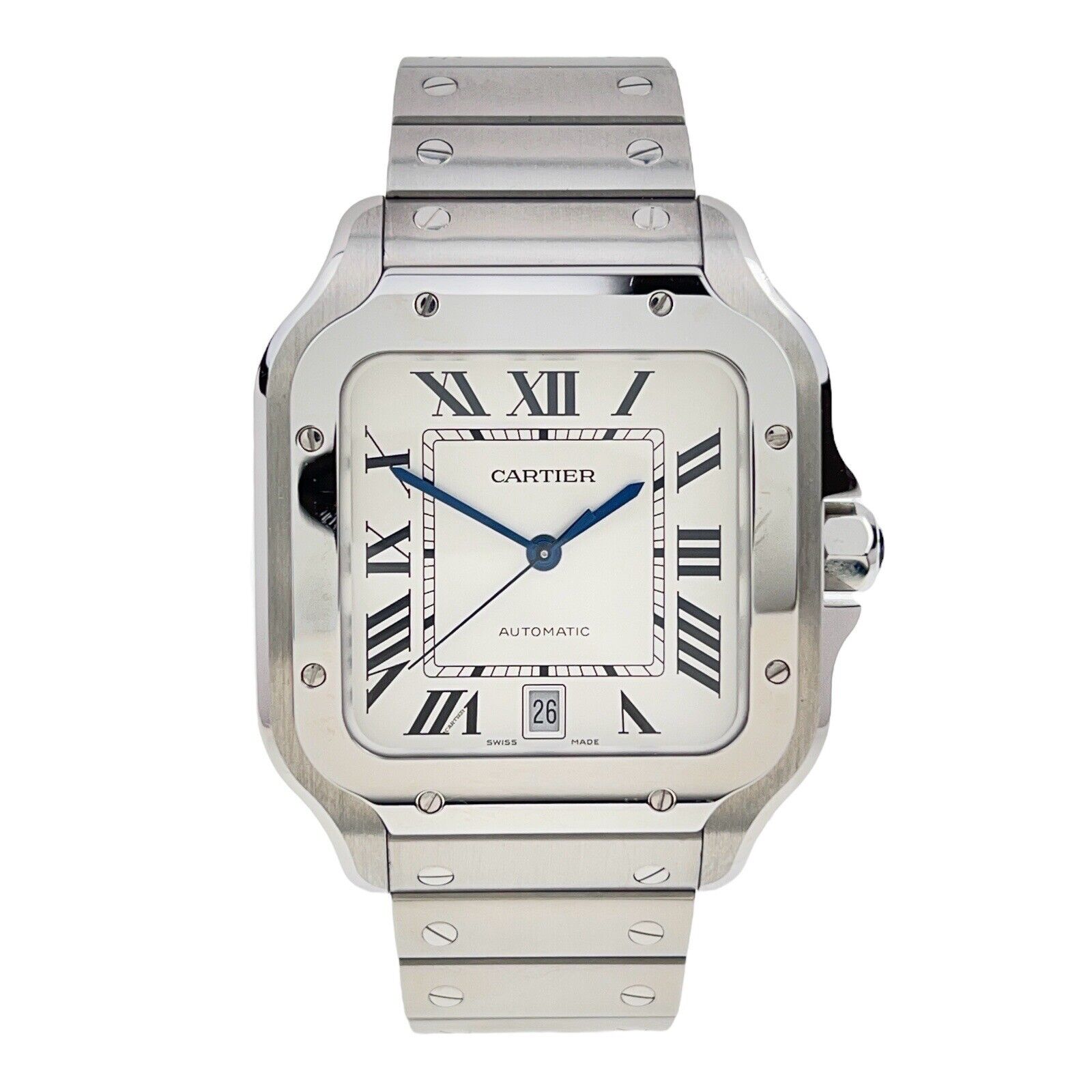 2020 Cartier Santos Large Stainless Steel Automatic Men’s Watch WSSA0018