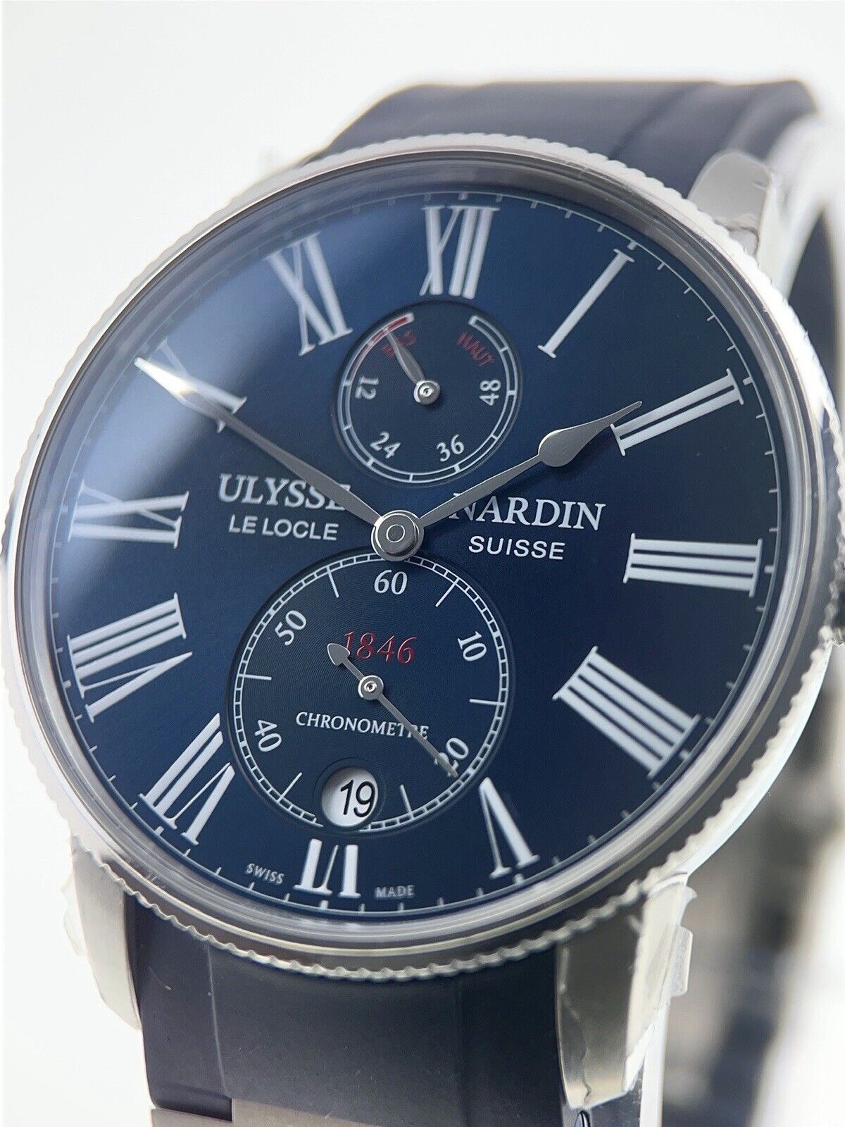 2022 Ulysse Nardin Marine Torpilleur Steel 42mm Automatic Men’s Watch 1183-310