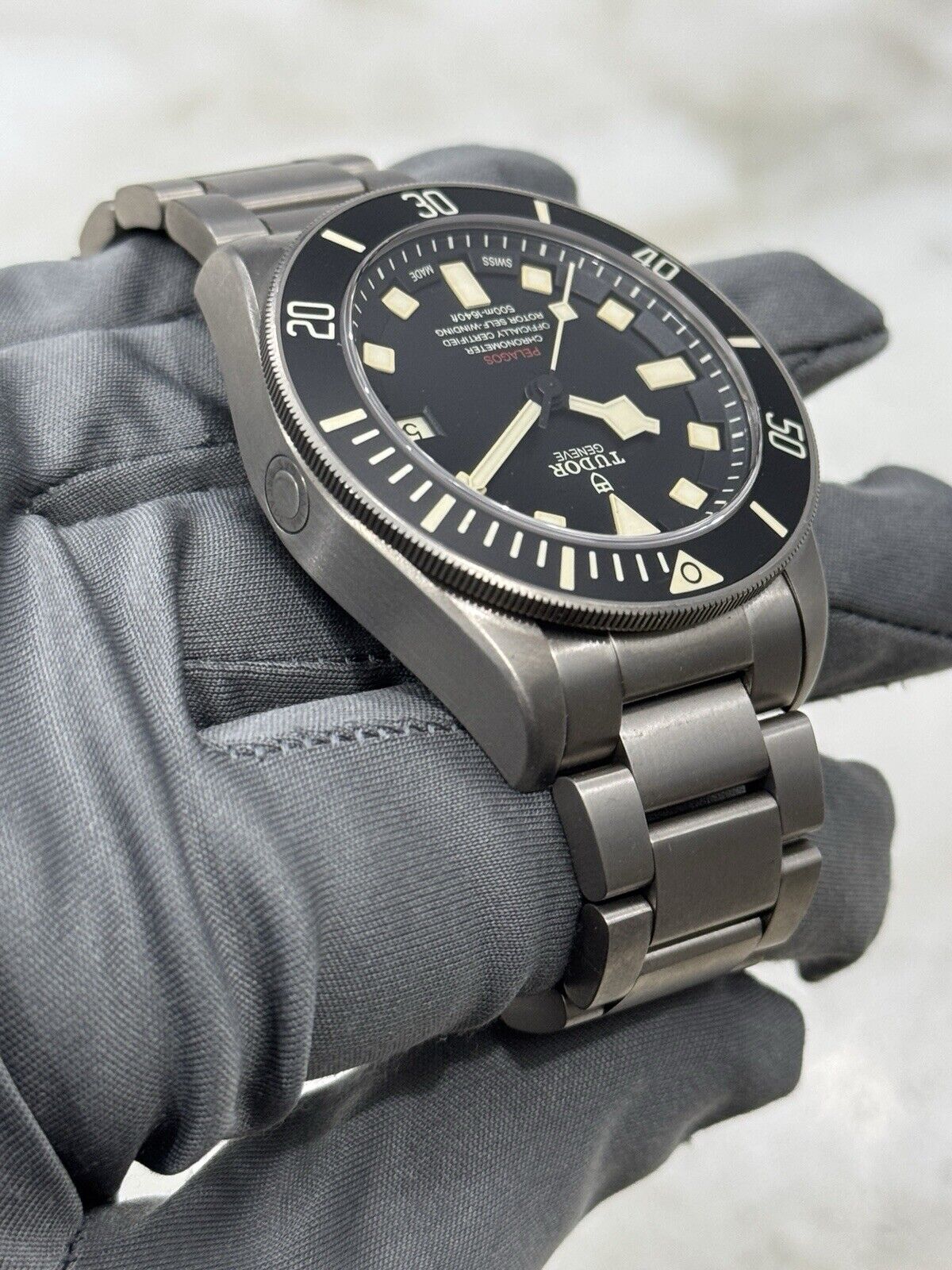 2019 Tudor Pelagos LHD Men's Black Dial 25610TNL Titanium Automatic Watch