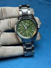2022 Grand Seiko Heritage Bamboo Green Stainless Steel Automatic 40mm SBGJ259
