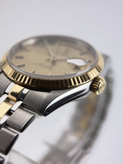 2005 Tudor Prince Stainless Steel Gold Dial 36mm Men’s Watch 76213 - Box/Papers