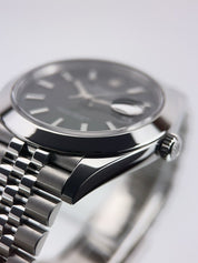 2021 Rolex Datejust 41 Steel Black Dial 41mm Automatic Men’s Watch 126300 - B/P