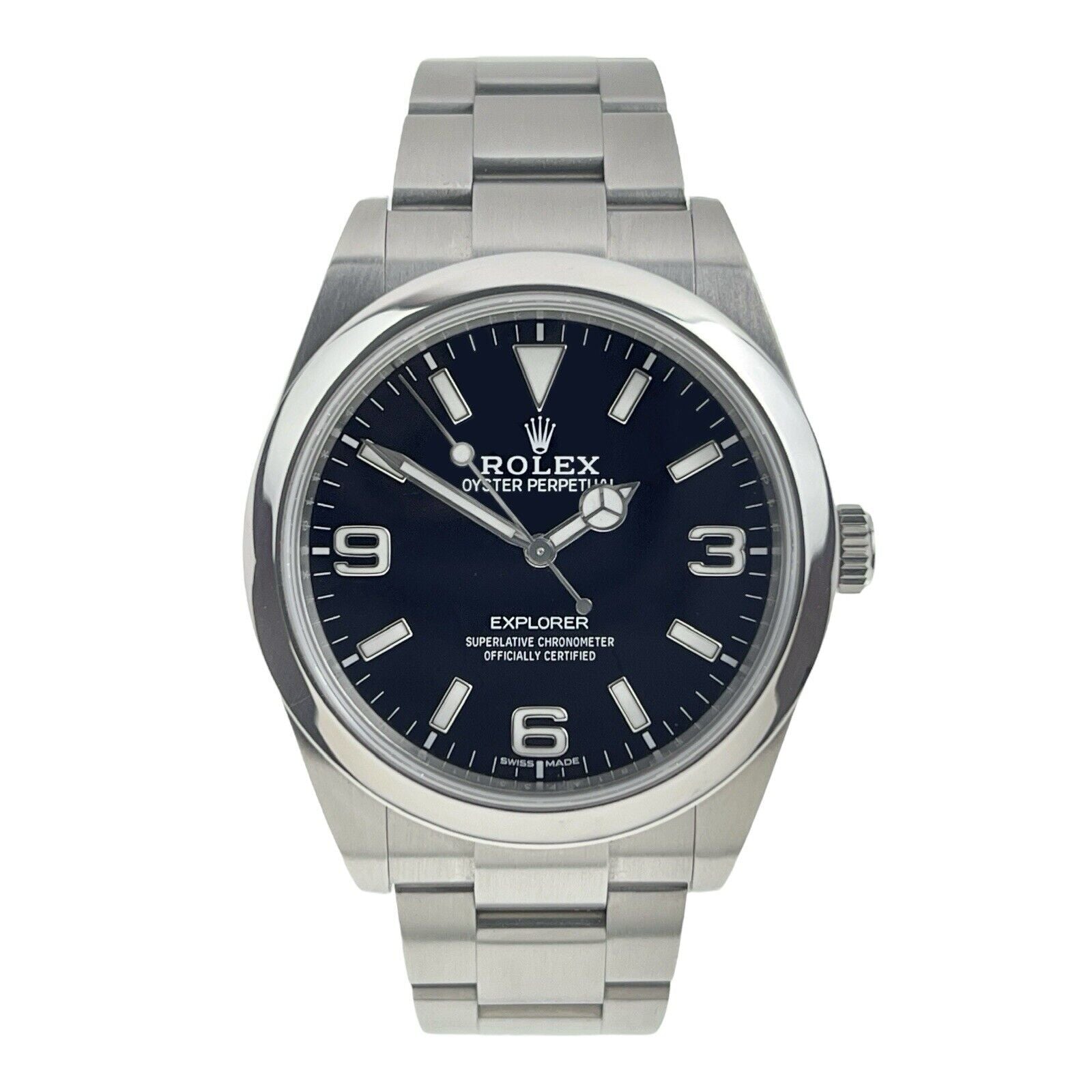 2019 Rolex Explorer Steel 39mm Lume Dial MK2 Automatic Men’s Watch 214270