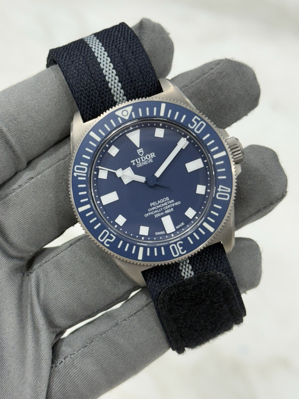 2022 Tudor Pelagos FXD 42mm Navy Blue Dial Titanium 25707B/23 Watch - Box/Papers