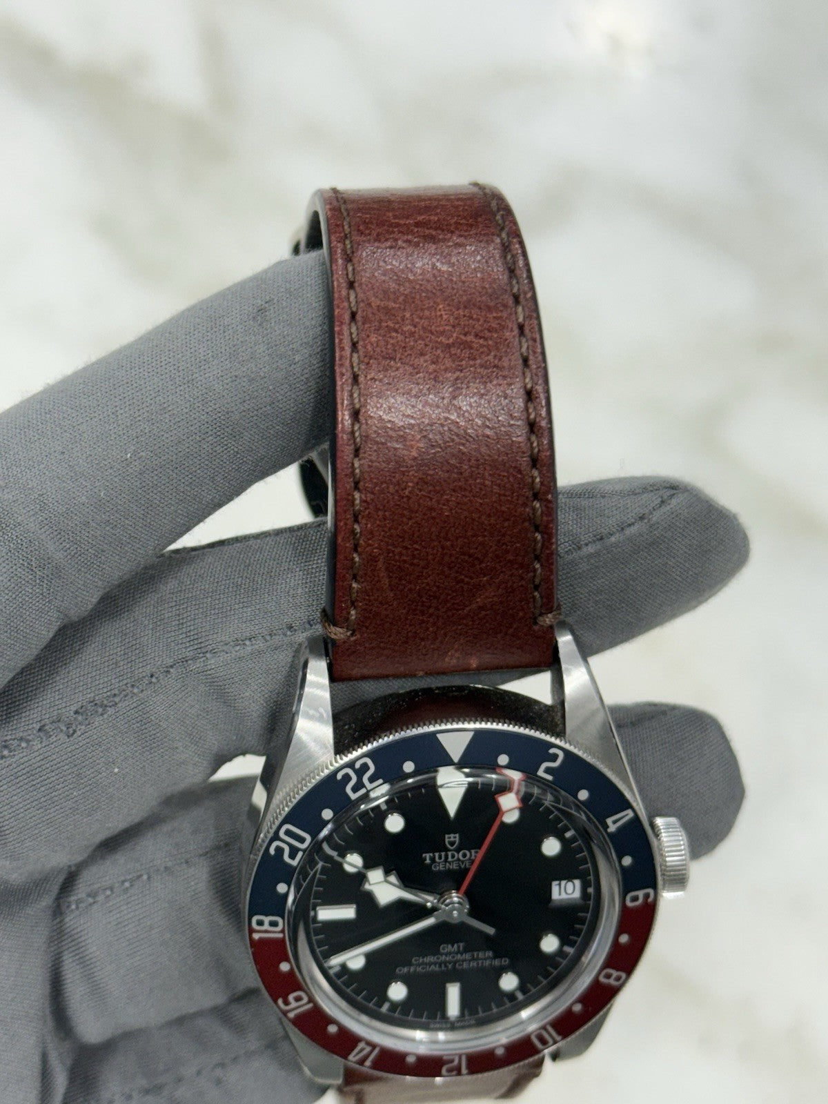 2021 Tudor Black Bay GMT Pepsi 41mm Stainless Steel Black Red Blue Date 79830RB