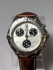 Men's BREITLING Colt A53035 Chronograph Quartz Steel WR 100M Date Watch