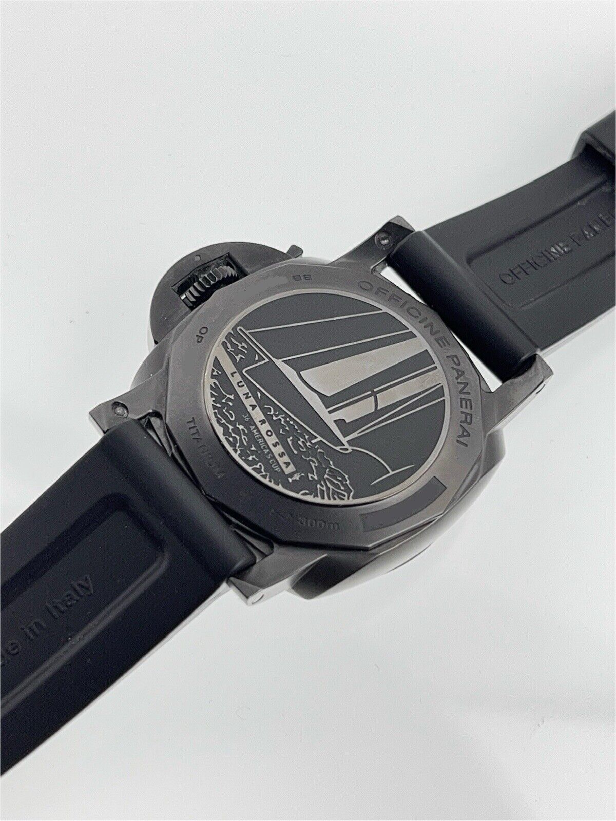 2020 Panerai Luminor Luna Rossa Titanium 44mm Automatic Men’s Watch PAM01036