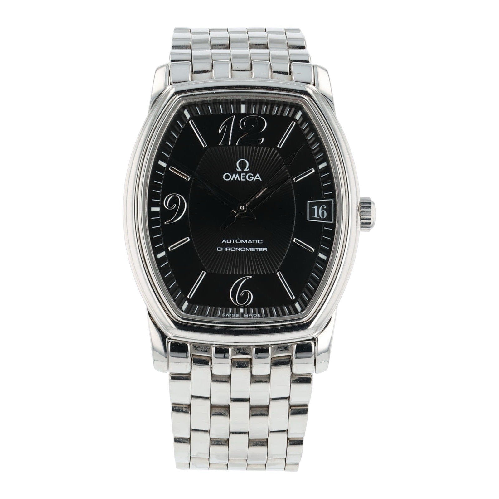 Omega DeVille Prestige Steel Black Dial 31x35mm Automatic Men’s Watch 4503.51.00