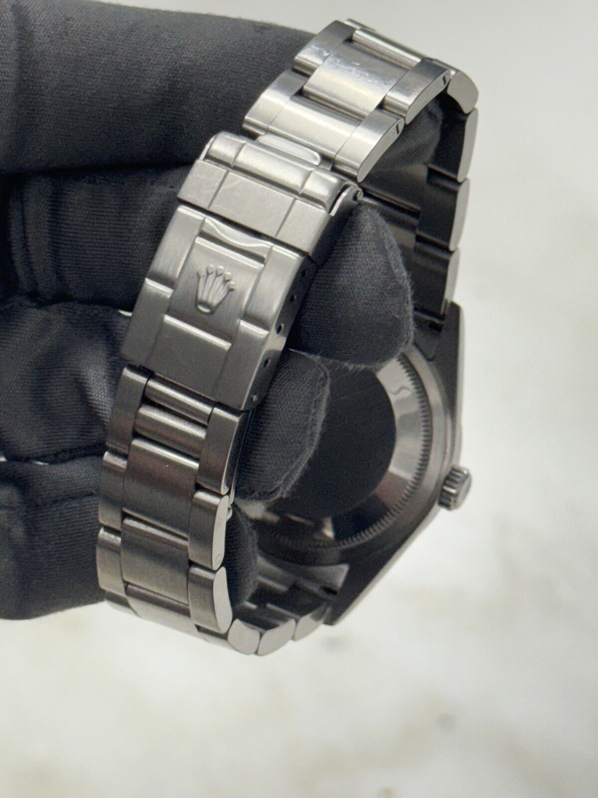 2001 Rolex Explorer 36mm 114270 Stainless Steel Men's Black Watch Swiss Made