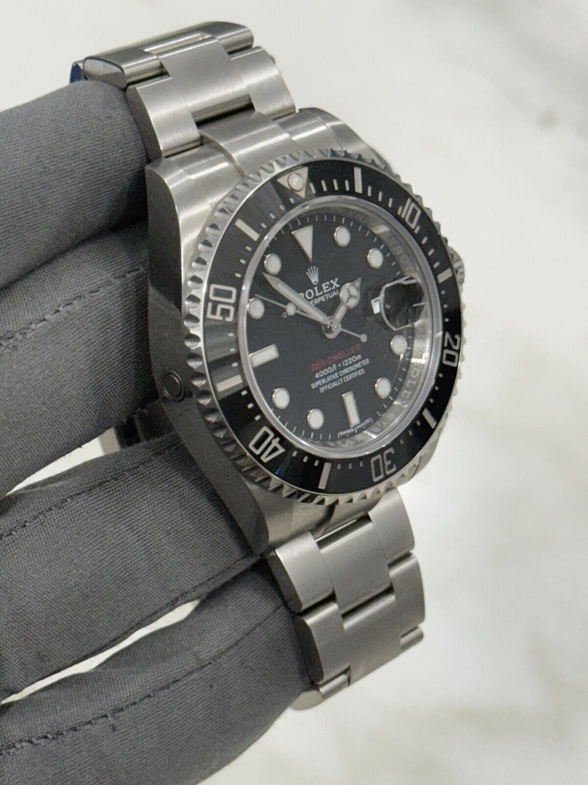 2018 Rolex Sea Dweller Red Letter Steel Black Dial 43mm Men’s Watch 126600
