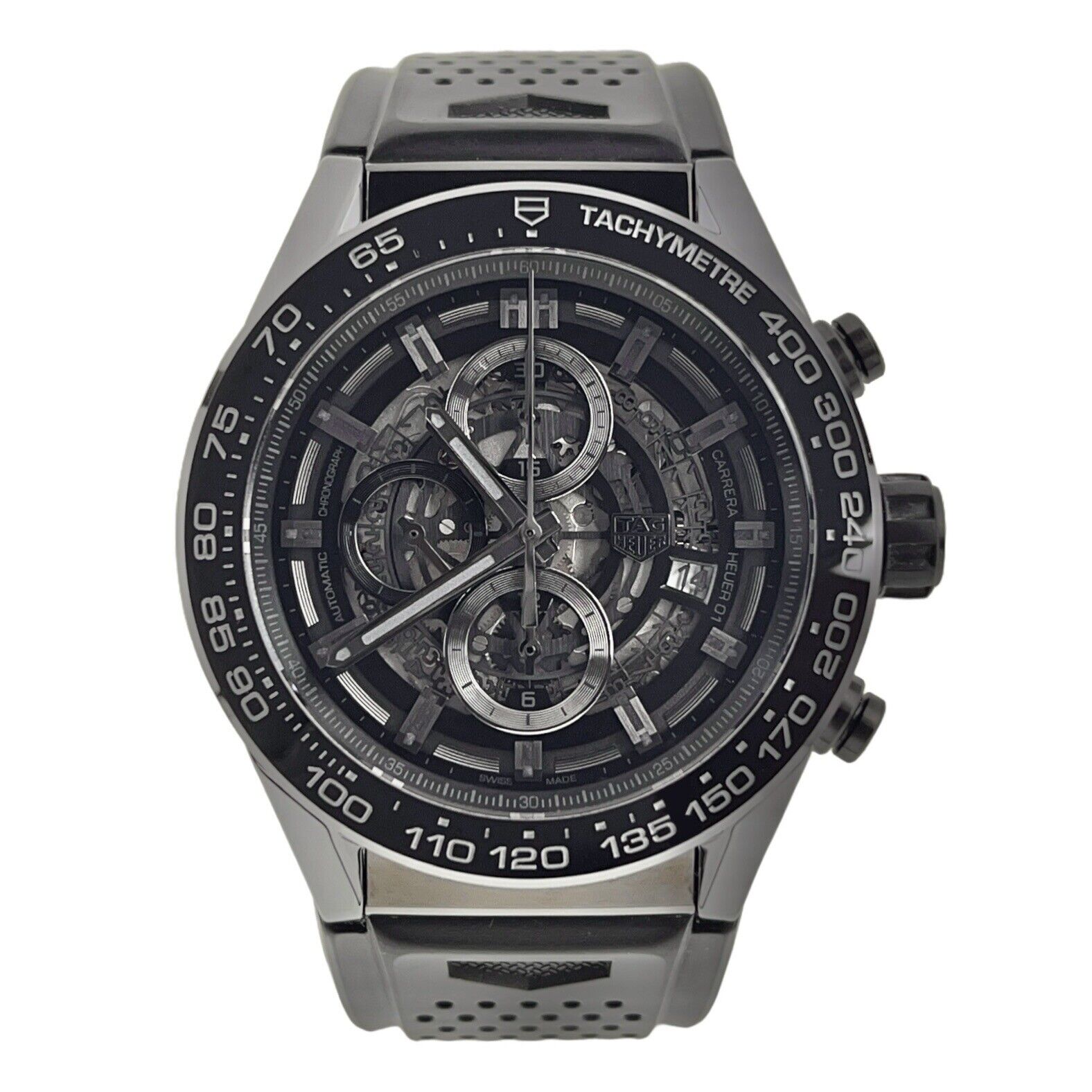 2017 Tag Heuer 01 Ceramic 45mm Automatic Men’s Watch CAR2A90 - Box/Papers