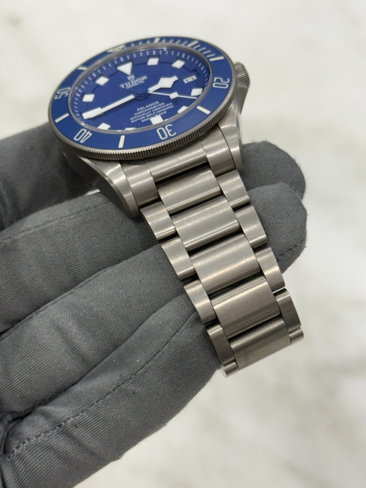 2020 Tudor Pelagos Titanium 42mm Watch Blue Dial 25600TB Automatic Dive Watch