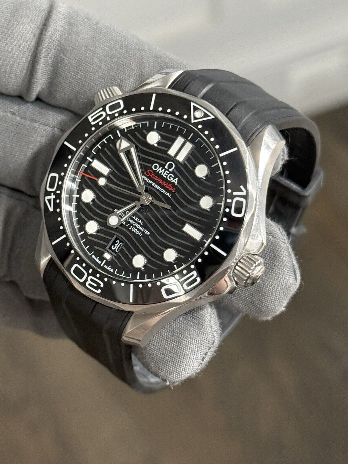 2019 Omega Seamaster Diver 300m Steel Black Dial 42mm Automatic Men’s Watch